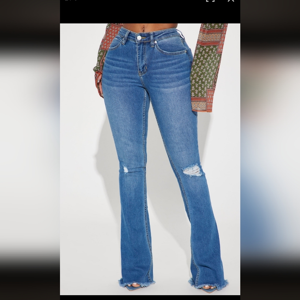 Fashion Nova size 16 straight leg jeans